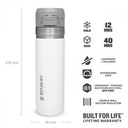 STANLEY GO FLIP Vacuum Water Bottle .70L Polar White 10-09149-029 - KNIFESTOCK