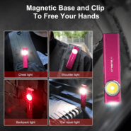 KLARUS Magnetic Flashlight, EDC Tool Light E5 PINK - KNIFESTOCK