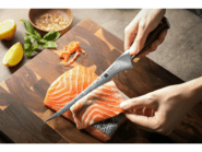 XINZUO B13R 7 Zoll Filetiermesser Natur Rosenholz mit dreifacher Nieten 67 Lagen Dam - KNIFESTOCK