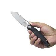 KUBEY Drake Liner Lock Folding Knife Black G10 Handle KB239E - KNIFESTOCK