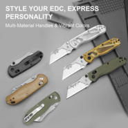 Kizer Drop Bear Utility Azo SK5 &amp; 5Cr15 Micarta V3619JA3 - KNIFESTOCK