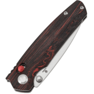 Tenable Knives Raven Stonewashed 14C28N, Piros és Fekete G-mascus T2109V3 - KNIFESTOCK