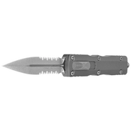 Microtech DIRAC DELTA D/E STONEWASH STANDARD NATURAL CLEAR 227-11NC - KNIFESTOCK