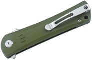 BESTech Kendo D2, Stone Wash+Satin, Army Green G10 BG06B-1 - KNIFESTOCK