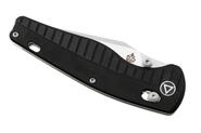 QPS Reptile 14C28N, Stonewash-Satin, Griff: Schwarzes G10 QS165-C1 - KNIFESTOCK
