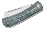 QSP Knife Hedgehog 14C28N, Micarta, Denim Blue QS142-B - KNIFESTOCK