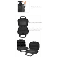 Magforce Pistol Case Black #1308B - KNIFESTOCK