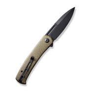 CIVIVI Caetus Green Burlap Micarta Handle Black Stonewashed 14C28N Blade C21025C-3 - KNIFESTOCK