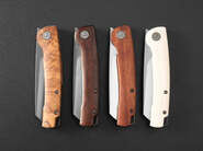 Petrified Fish PFE04 Scholar Satin 154CM Bubinga Fa - KNIFESTOCK