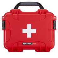 Nanuk 904 Case 904 empty – w/First Aid Logo - Red 904S-000RD-PA0-FSA01 - KNIFESTOCK