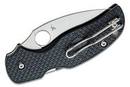 Spyderco Sage 5 Alzheimer&#039;s Lightweight Black C123PBK - KNIFESTOCK