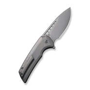 We Mini Malice Gray Titanium Handle Gray Stonewashed CPM 20CV BLADE WE054BL-2 - KNIFESTOCK