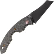 Fox Virtus Folding Pocket Knife Stainless Steel Becut Pvd Blade, Carbon Fiber 3K Handle - KNIFESTOCK