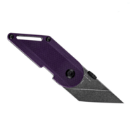 Kansept Dash 154CM Black Stonewashed Purple G10 handles T3045A4 - KNIFESTOCK