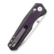 TENABLE KNIVES Beaver Stonewashed Nitro-V 0.125&#039;&#039;/3.2mm Purple and Black G10 T1105V1 - KNIFESTOCK