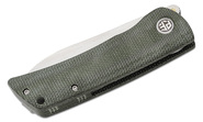 Petrified Fish PFE05S Flavorist Satin K110 Green Micarta PFE05SGRMS - KNIFESTOCK