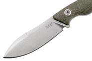 MKM POCKET TANGO 1 – MAGNACUT MUK SW bld, GRN CNV MICARTA hdl, +POCKET LEATHER SHEATH MK PT1-GC - KNIFESTOCK