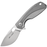 Viper LILLE Drop Point Satin M390, Bead Blasted Titanium V5962TITI - KNIFESTOCK