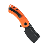 Kansept Korvid M Black TiCn Coated 154CM Orange G10 T2030A7 - KNIFESTOCK