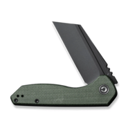 CIVIVI ExOne Green Canvas Micarta HandleBlack Stonewashed Nitro-V BladeLiner L - KNIFESTOCK