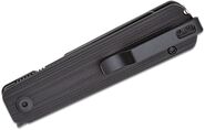 CIVIVI Milled Black G10 Handle Includes 1PC Steel Tweezers &amp; Toothpick In The Handle Black Stonewash - KNIFESTOCK