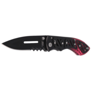 CJH one-hand knife, black/red - KNIFESTOCK