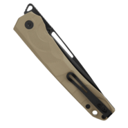 Petrified Fish PFP11 Ripple 14C28N PVD Stonewashed Khaki G10 PFP11KADW - KNIFESTOCK