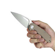 KUBEY Coeus Couteau Pliant, Manche G10 Tan KU122C - KNIFESTOCK