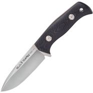 MUELA 97mm Sandvik 14C28N full tang blade steel, Black / Blue Micarta  TUAREG-10M - KNIFESTOCK