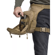Pentagon MAX-S Gun Thigh Pouch K16023-01-Black-ONE SIZE - KNIFESTOCK