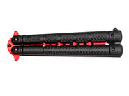 RUI 01RU017 Balisong Trainer Klinge aus Edelstahl Rot - KNIFESTOCK