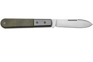 Lionsteel Spear M390 blade,  green Canvas Handle, Ti Bolster &amp; liners CK0111 CVG - KNIFESTOCK