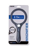 Carson 3.5&#039;&#039; Lumé Series 2.5x Aspheric COB LED Magnifier with 7x Spot Len AS-90 - KNIFESTOCK