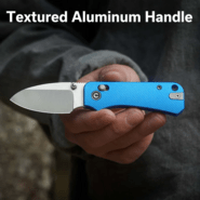 Civivi Baby Banter 2 Ben Petersen Blue Aluminum HandleSatin Finished Nitro-V Bl - KNIFESTOCK