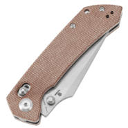 Tenable Knives Fenrir Stonewashed Nitro V, Braunes Micarta T1034V2 - KNIFESTOCK