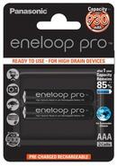 Panasonic Eneloop Pro AAA, HR03, 930mAh, Ni-MH, blister 2 pezzi BK-4HCDE/2BE - KNIFESTOCK