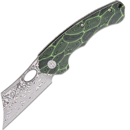 BESTECH Skirmish Damascus G10 Black+Green BL07C - KNIFESTOCK