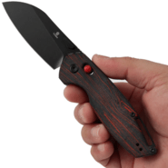Tenable Knives Model 6 Blackwash 14C28N, Piros &amp; Fekete G-mascus T1022V7 - KNIFESTOCK