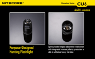 Nitecore flashlight CU6 HUNTING KIT - KNIFESTOCK