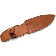 Viper-veitsen kiinteä terä, 3,8 mm Satin Finish ja kahva lehtipuukahvoilla. - KNIFESTOCK