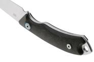 MKM POCKET TANGO 2 – MAGNACUT LAMBSF. Satin Fixed bld, MARBLE CARBON FIBER hdl, - KNIFESTOCK