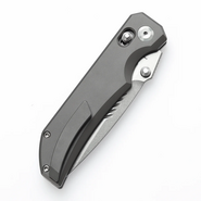 KANSEPT Eaglestrike Stonewashed CPM S35VN 0.118&quot; / 3.0mm Bead Blasted Titanium K1095V3 - KNIFESTOCK