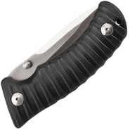 BLACK FOX metsästyspuukko DROP POINT BLD 440C MUSTA KAHVA NYLON KUMI BF-130B - KNIFESTOCK