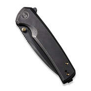 WE Subjugator Black Titanium Handle Black Stonewashed CPM 20CV Blade WE21014C-5 - KNIFESTOCK