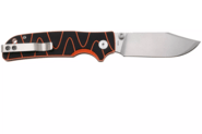 QSP Knife Kali, Button lock, 14C28N stonewashed, Black/Orange G10 QS159-D1 - KNIFESTOCK