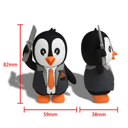 QSP Knife Penguin Figurine PVC QS-A002 - KNIFESTOCK