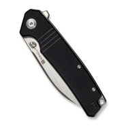 Sencut Awassi Black G10 Handle Satin Finished 9Cr18MoV BladeLiner Lock - KNIFESTOCK