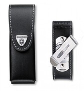 Victorinox 4.0524.31 černé kožené pouzdro 111mm - KNIFESTOCK