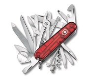 Victorinox 1.6795.T Swiss Champ Taschenmesser transparentes Rot - KNIFESTOCK