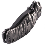Smith and Wesson Black Ops 4 M.A.G.I.C. Assist Liner Lock Zwart 4034 Roestvrij Staal met 40% Kartelr - KNIFESTOCK